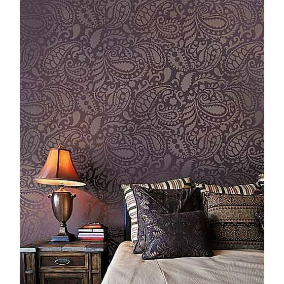 Paisley Allover Wall Stencil