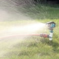 thumbnail image 3 of EGYMEN 360-Degree Rotating Lawn Sprinkler, Garden Watering Device with Zinc Alloy Spike, Automatic Spray System for Plants and Play, Outdoor Water Spray Equipment for Kids, 3 of 5