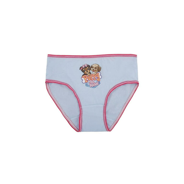 Shopkins Girls Underwear 6 Pack Hipster Panties Female, Puppy