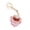 Pink, variant on Pebbuoy Luxury Peacock Shape Car Keychain Colorful Rhinestones Inlaid Keyring Bag Souvenir Charm Fashion Accessories