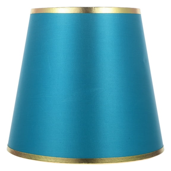 Monyance fabric lamp shade Vintage Table Lampshade Clip on Fabric Light Shade for Home Decor Dark Green(8.66X8.66X6.89Inches)