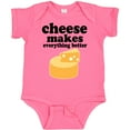 thumbnail image 3 of Inktastic Cheese Makes Everything Better Boys or Girls Baby Bodysuit, 3 of 5