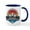 White/Navy Inside, variant on CafePress - Badger Pass Yosemite National Park California Mugs - 11 oz Ceramic Mug - Novelty Coffee Tea Cup
