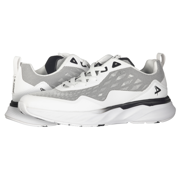 LA Gear Mens Highland Athletic Lowtop Sneakers, White & Black
