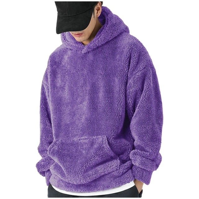 Chandails Molletonnés pour Hommes Chandails Molletonnés Chemises de Travail pour Hommes Manches Longues Col Ras du Cou Chandail Molletonné pour Hommes Chandail à Capuchon Comfort Colors