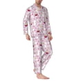 thumbnail image 2 of Balery Easter Rabbit Pijama para Hombre de Dos Piezas con Manga Larga, Conjunto de Dormir y Descanso Suave con Bolsillos-Medium, 2 of 7