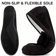 thumbnail image 5 of CHICVOMEY Women's Soft Leather Flats - Memory Foam Flats with Non-Slip Thin Sole - Slip-On Business Casual Loafers for Walking & Work Shoes, 5 of 8