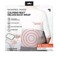 thumbnail image 1 of Calming Heat Back Wrap Deluxe by Sharper Image- Cordless Electric Back Heating Pad, Inflatable Lumbar, Soothing Heat & Vibration- 27 Settings 3 Heat, 9 Vibration, 3 Lumbar Includes Portable, 1 of 1