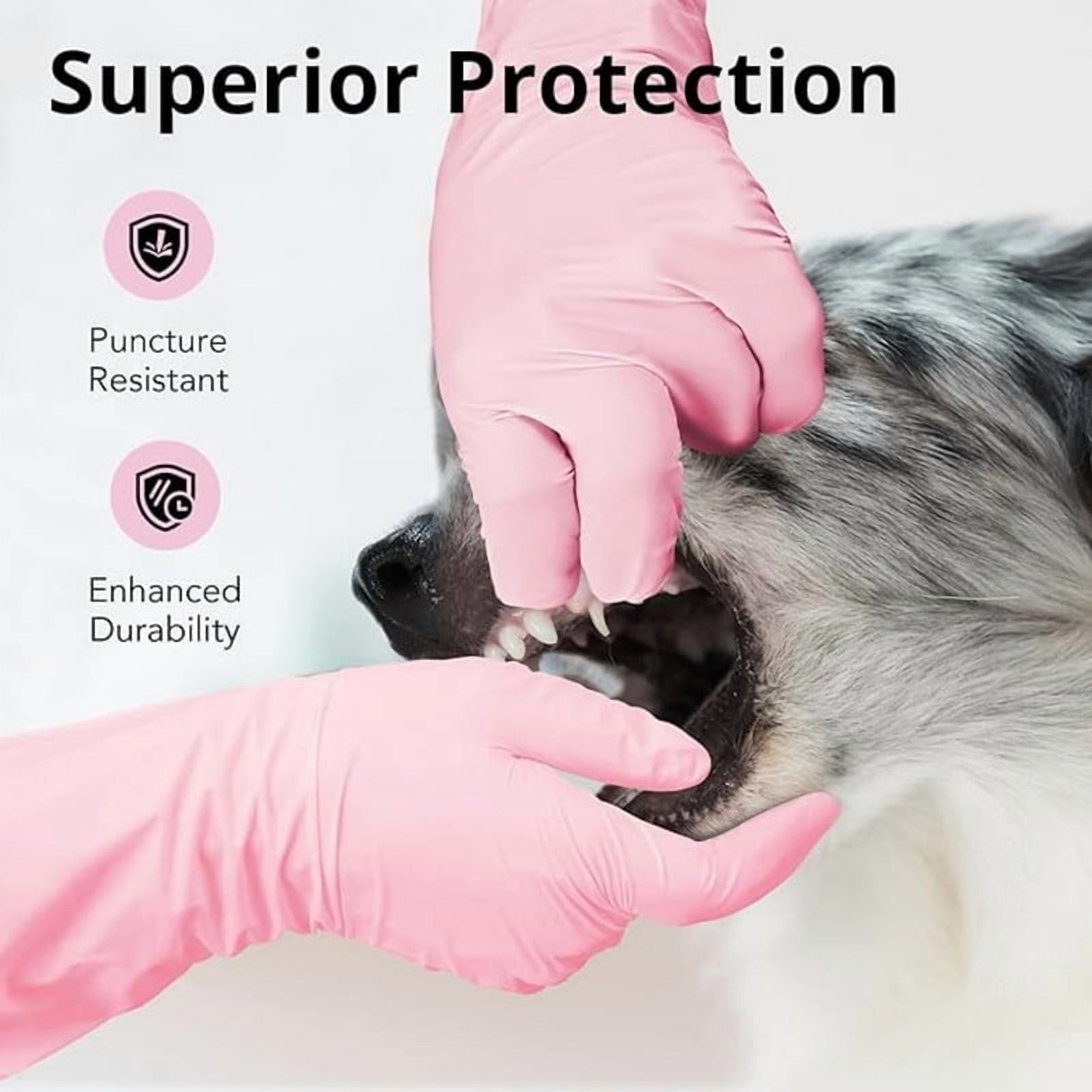 SwiftGrip Disposable Nitrile Cleaning Gloves, 100ct Box,6 Mil, 12" Extended Cuff Latex-Free Dishwashing Household Gloves for Cooking, Hair Dye, Spa