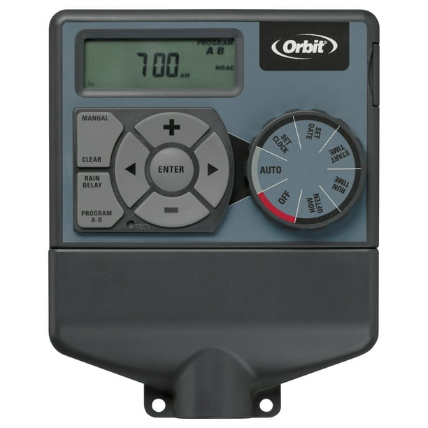 Orbit 6 Zone Automatic Irrigation Watering Timer, Sprinkler Station
