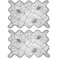 thumbnail image 2 of 2PCS Halloween Placemat Spider Web Heat Resistant Drink Coasters Cup Mat Drink Coasters Halloween Table Decorations for Home Counters Kitchen Dining Rooms, 2 of 8