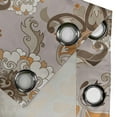 thumbnail image 4 of Ambesonne Grommet Curtain, , 50"x72", Purple Grey and Amber, 4 of 5