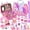 Pink, variant on Kids Makeup Kit for Girl - 2-in-1 children's washable makeup toy and nail art set, with makeup storage box, a true girls' makeup set, an ideal toy unicorn makeup bag for girls aged 3-12