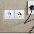 thumbnail image 4 of ETHZZLE Decorative Light Switch Cover Plate in Grey with Extended Outlet Protection, 4 of 8