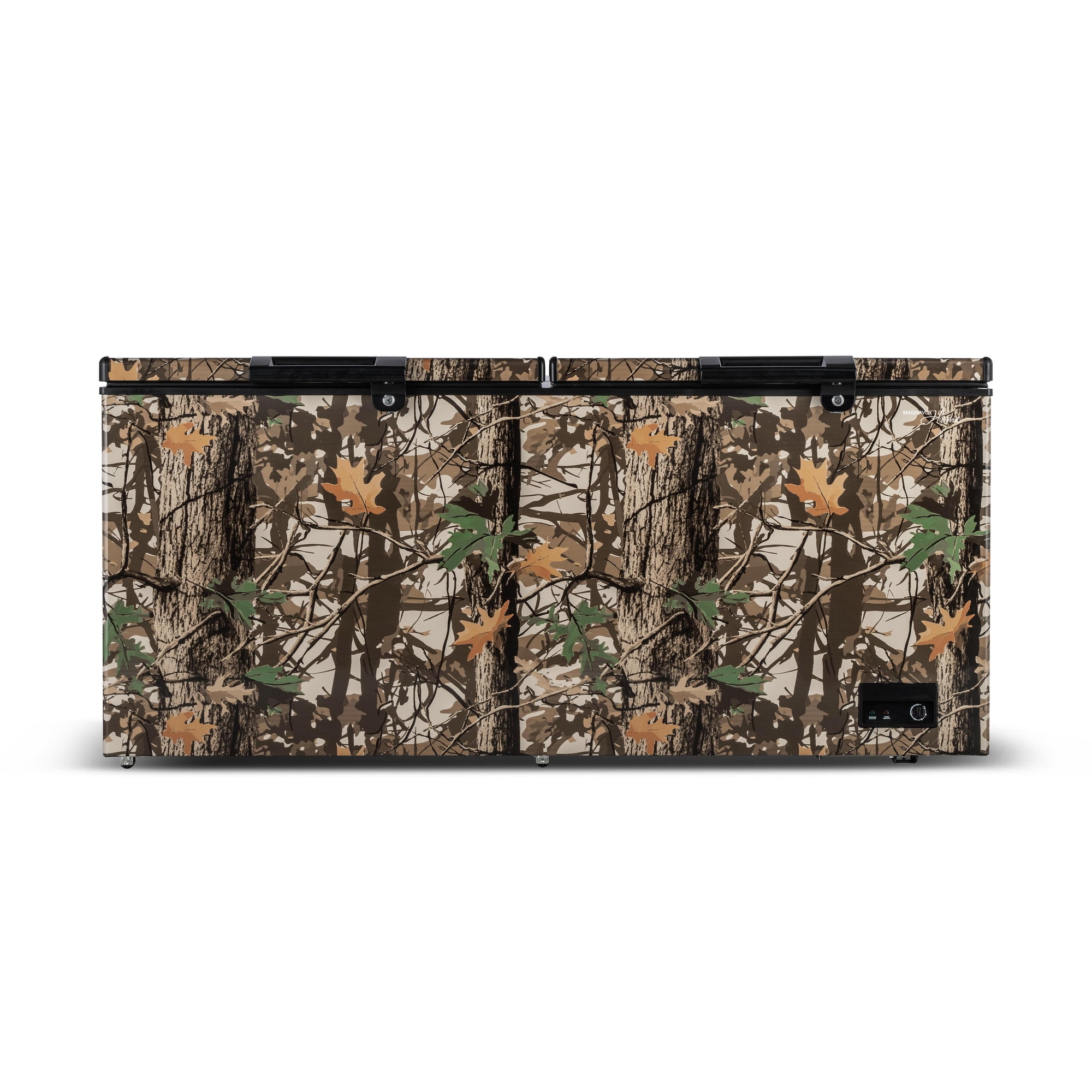 Magnavox 21 Cu. ft. 2-Door Chest Freezer, Garage Ready Hunting Camo Deep Freezer