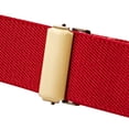 thumbnail image 4 of Buyless Fashion Leather End 2 Pack Suspenders for Men - 48" Elastic Adjustable Straps 1" - Y Back with Metal Hooks - 5139-2-Red, 4 of 7