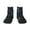 1 Black, variant on Joystick Gamepad Pattern Quarter Crew Socks,Toe Seamed Ankle Socks,Cotton Cushioned Breathable Athletic Crew Sports Socks