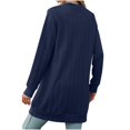 thumbnail image 5 of Usmixi Winter Womens Sweater Coats Casual Sweater Cardigan for Women Solid Long Sleeve Winter Cozy Knitted Coats Open Front Button Down Loose Long Outwear with Pocket Up to 65% off, 5 of 5
