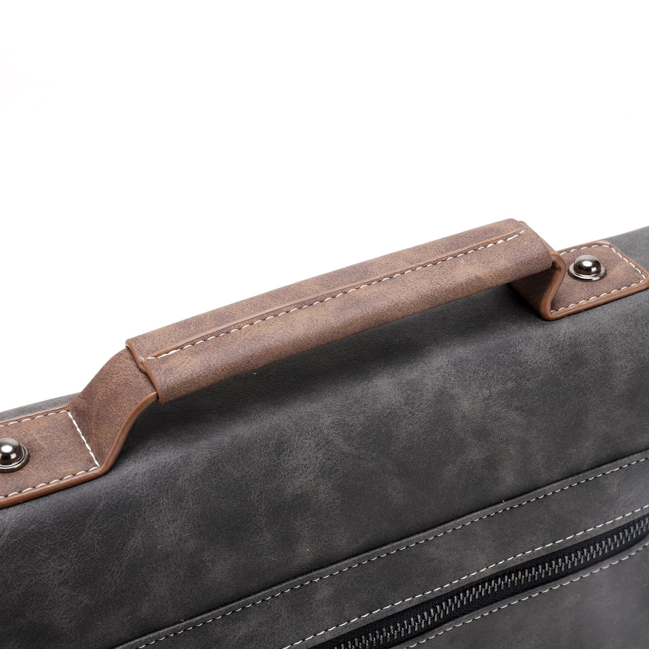 Xeie Thuk Men's Vintage Designer Briefcase PU Leather Tote Business Office Man Messenger Bag Casual Solid Computer Laptop Handbag