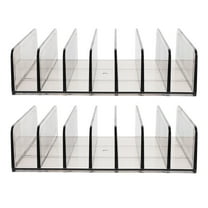 Minkissy Large Money Box Cash Tray Transparent 2Pcs