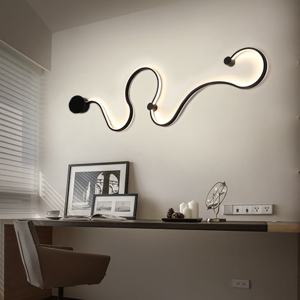 Modern Style Led Acrylic Chandelier Ceiling Light Wall Lamp Decoration 119x36cm 