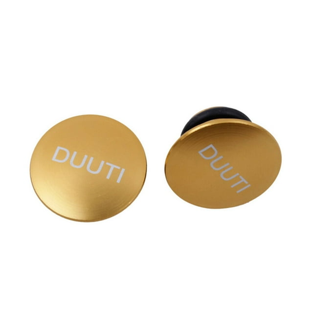 Electronicheart Pack of 2 Handlebar End Caps Exquisite Anti-Dust Fall Proof High Elasticity Handle Cover for Road Mountain-Bike Most Bicycle Gold 1Set