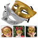 thumbnail image 3 of KAKOWELY 2 medias máscaras de Halloween para hombres y mujeres, máscara de plástico para fiestas de disfraces, adorno para Halloween., 3 of 5