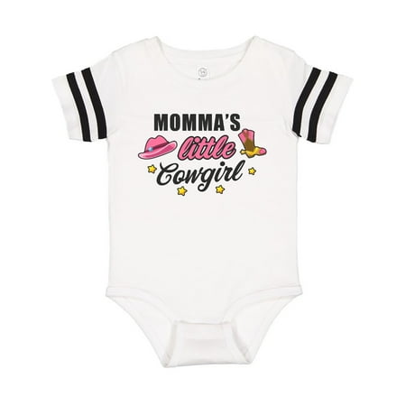 

Inktastic Mommas Little Cowgirl with Cowgirl Hat and Boots Gift Baby Girl Bodysuit