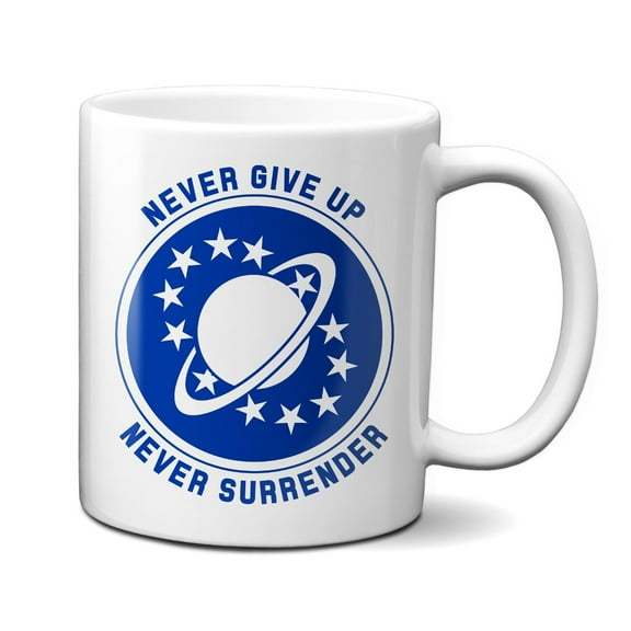 Galaxy Quest Never Give Up 11oz Mug