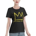 thumbnail image 2 of Jean Michel Basquiat Women Lady Short-Sleeve T Shirts Crewneck Tees Shirts Performance Tops, 2 of 5