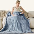 thumbnail image 1 of Heated Blanket Electric Throw 50” x 60” -Heated Throw Blanket with 5 Heating Levels & 3 Hours Auto Off Machine Washable Over-Heat Protect（Racoon）, 1 of 7
