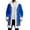 1-Blue, variant on Christmas Long Cardigan For Men Hoodies Women Santa Claus Xmas White Faux Fur Trim Warm Hooded Coat With Pocket