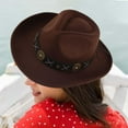 thumbnail image 3 of Sombrero de occidental novedad sombrero para el sol decoración transpirable cómodo sombrero de vaquero informal para Mujeres Hombres regalo de , Salvador  Sombrero de vaquero, 3 of 9