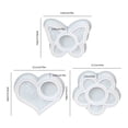 thumbnail image 3 of Clearance Sale Silicone Moulds Casting Moulds Candle Holder Spring Decoration Silicone Mould DIY Candle Holder Butterfly Flower Heart Candle Holder For School Art Projects Holidays Birthda, 3 of 9