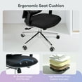 thumbnail image 3 of Deli Ergonomic High Back Office Chair , Adjustable Computer Desk Chair with Lumbar Support, 330lb, Black, 3 of 9