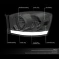 thumbnail image 3 of Nuvision for 06-09 Dodge Ram Pickup LED DRL Headlights Smoked Lens Clear Corner, 3 of 11