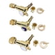 thumbnail image 2 of 6Pcs Full Closed Guitar Tuning Key Accurate Fast Operation Stable Metal Tuning Pegs for Acoustic Electric Guitar Gold 6L, 2 of 4