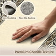 thumbnail image 6 of ODIKA 9'x12' Washable Area Rug Low Pile, Flatwoven, Personalized Picture Display Circle Decorative Exact Alfombra for Great Room, Indoor Concept, Large Living, 6 of 7