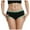 Z47-Green, variant on Women's Cotton Period Briefs Color Block Leak Proof Breathable Stretch Underwear Comfy Lightweight Washable Panties