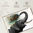 thumbnail image 6 of Elephant Stock Elephant Elation Wall Art - Horizontal Canvas Wall Art - Living Room Wall Decor - Animal Canvas - Gray And Gold Decor By Ashvin Harrison - 51" x 34", 6 of 8