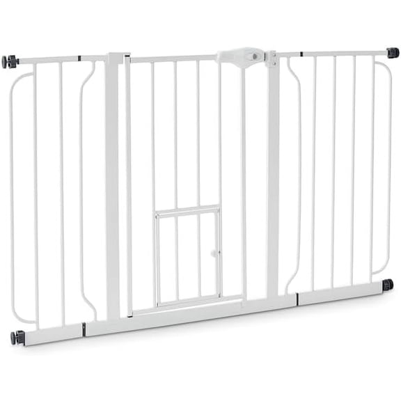 EveryYay in The Zone Steel Walk-Through Pet Gate 29-50" W X 30" H