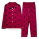 RKSTN Womens Pyjama Ensembles Légers Imprimé Floral Décontracté à Manches Longues Tops avec Pantalons Longs Lâches Deux Pièces Pajamas Set – image 1 sur 2
