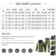 thumbnail image 2 of Men’S Fleece Tracksuit Set Thick Winter Hooded Jacket and Pants Outdoor Sportswear Suit Black XL, 2 of 2