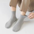 thumbnail image 3 of Wowstyle 5 Pairs Men's Cotton Athletic Socks Thin Mid Tube Mesh Ankle Socks Size 10-13, 3 of 7