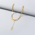 thumbnail image 4 of Guodhu Letters B Necklace Women Fashion Hiphop Gold Pendant Necklace Choker Thick Chain, 4 of 5