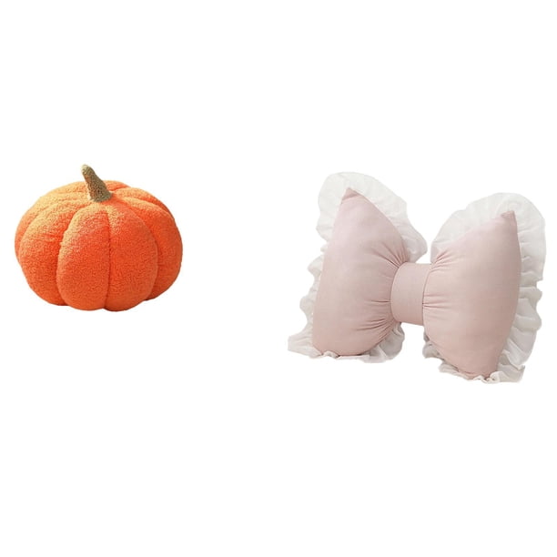Cojín De Peluche Con Forma De Calabaza De Halloween, Cojín Decorativo Para Sofá, Cama, Dormitorio, Estudio, Oficina, Silla, Decoración Moderna Para El Hogar Y Interiores.