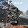 thumbnail image 5 of Men's Watches Outdoor Sports Waterproof Military Watch Tactical Digital Analog Wrist Watch Date Multi Function Led Large Face Alarm Stopwatch for Man, 5 of 8