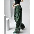 thumbnail image 5 of Women's Parachute Pants Baggy Elasitc Waist Relaxed Y2K Track Pant Trousers, 5 of 14