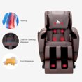 thumbnail image 6 of Uenjoy Full Body Zero Gravity Massage Chair Shiatsu Recliner Built-In Heat and Air Massage System Foot Rest - Brown, 6 of 8