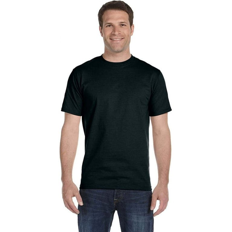 Hanes Men's ComfortSoft Crewneck T-Shirts, Medium, Black Hanes Men's ComfortSoft Crewneck T-Shirts, Medium, Black